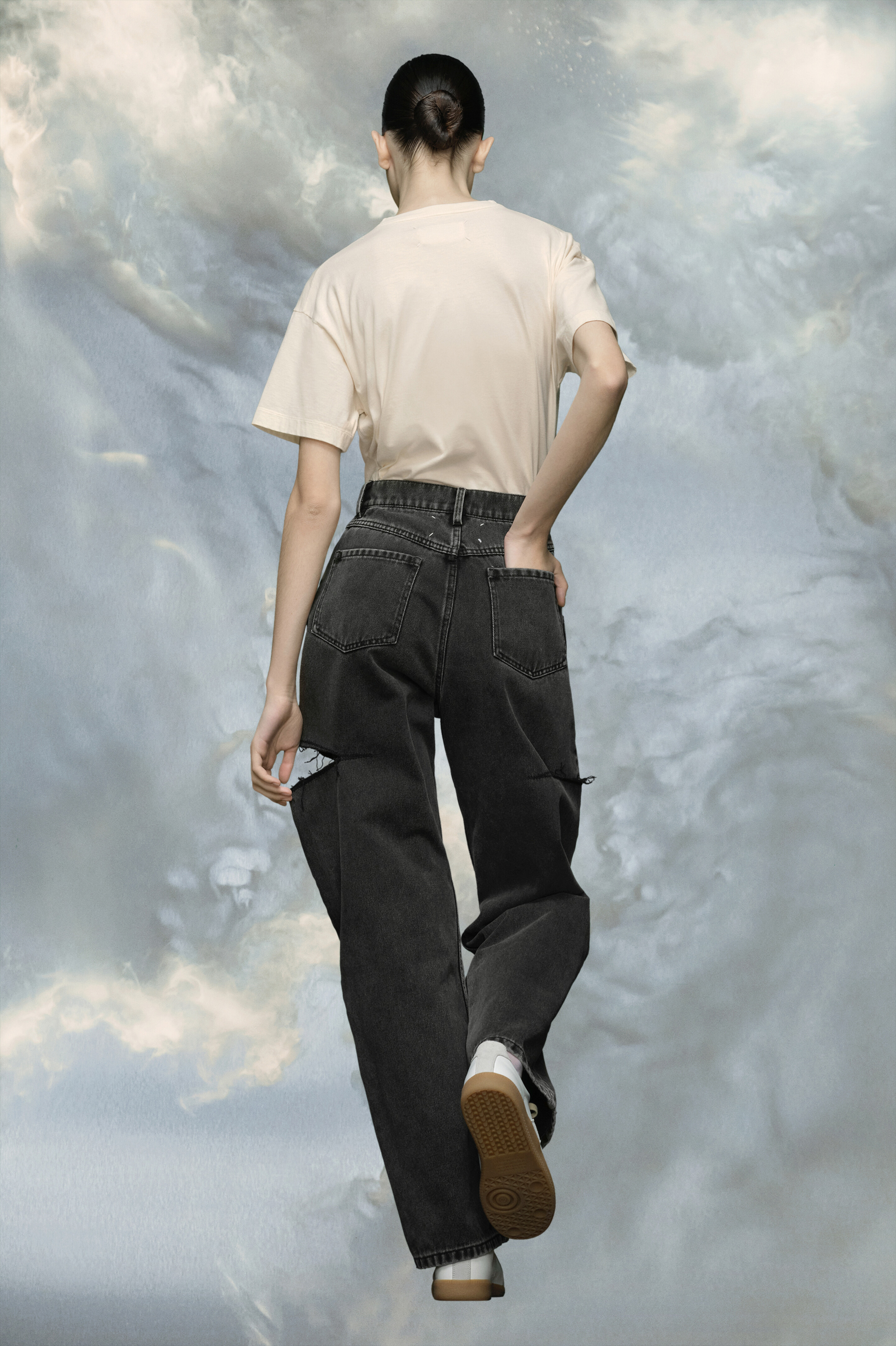 Cut-out jeans - 5