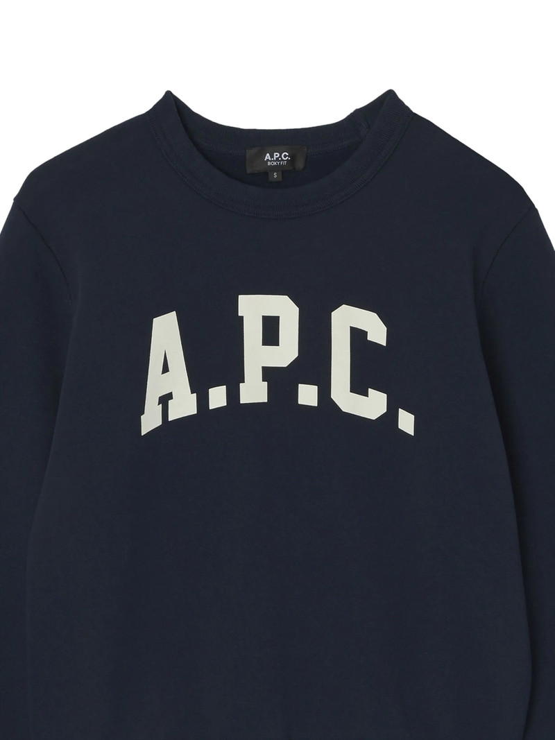 A.P.C. A.p.c. Logo Crewneck Sweatshirt outlook