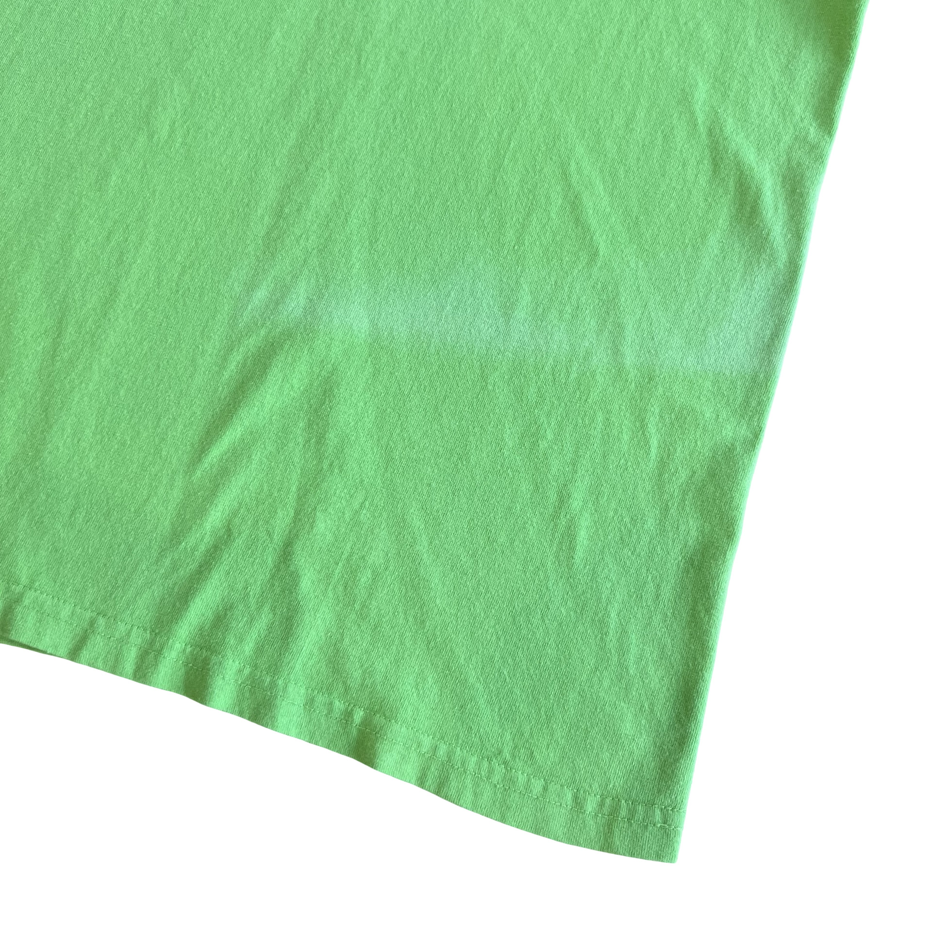 Final Blow - Supreme Green ‘Parental Advisory’ T-shirt SZ M - 2