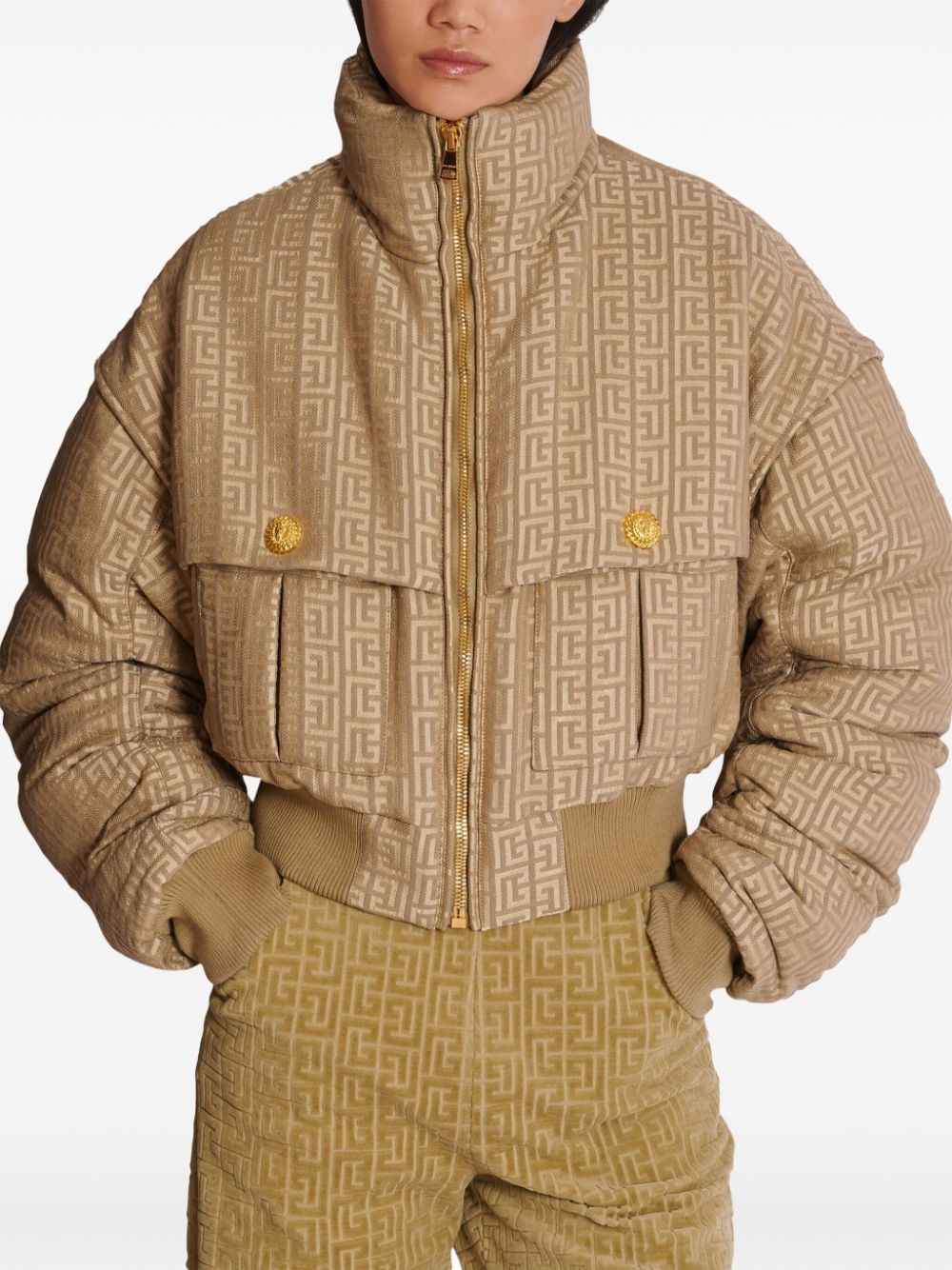 Labyrinth puffer jacket - 6
