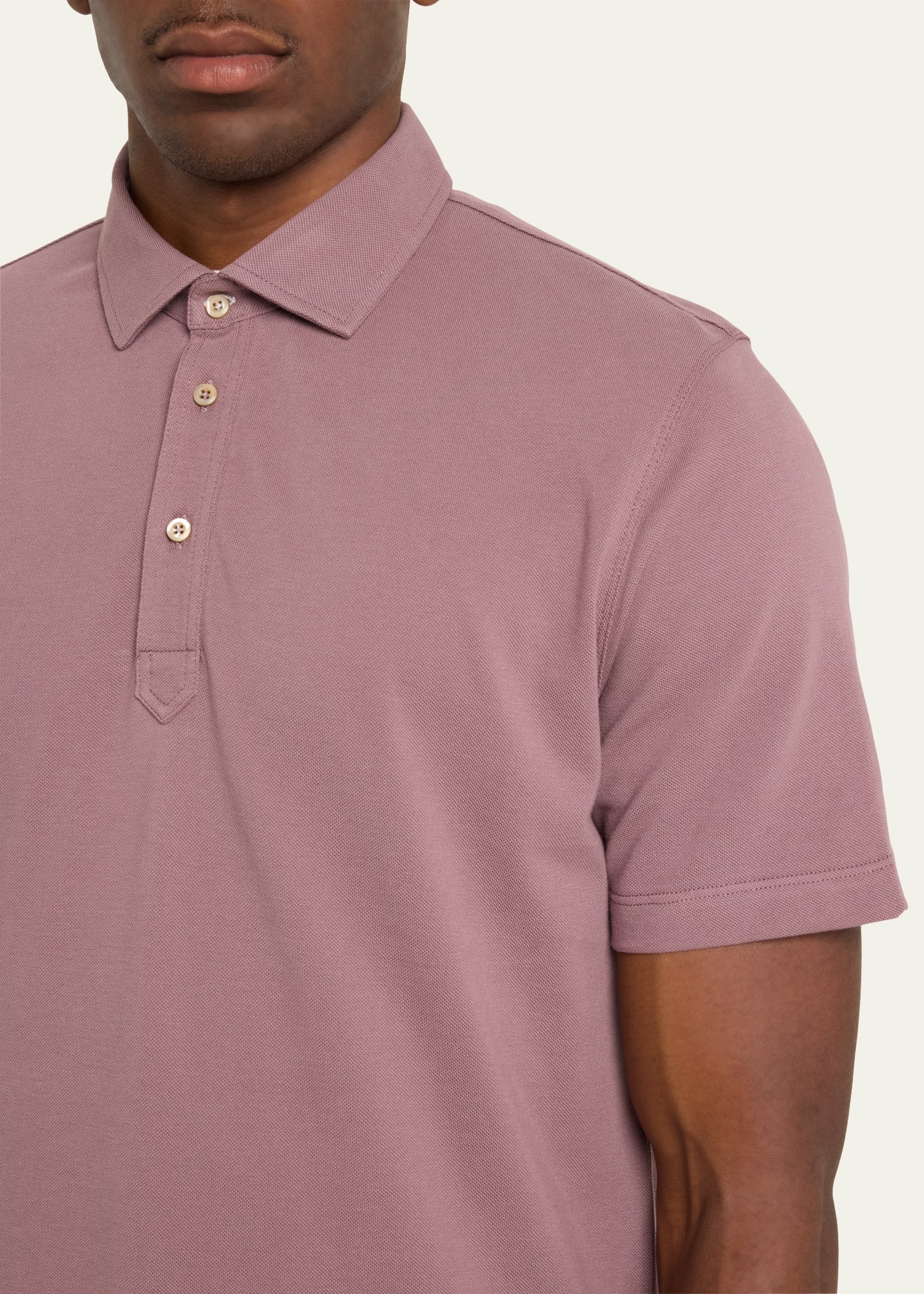 Men's Cotton Pique Polo Shirt - 5