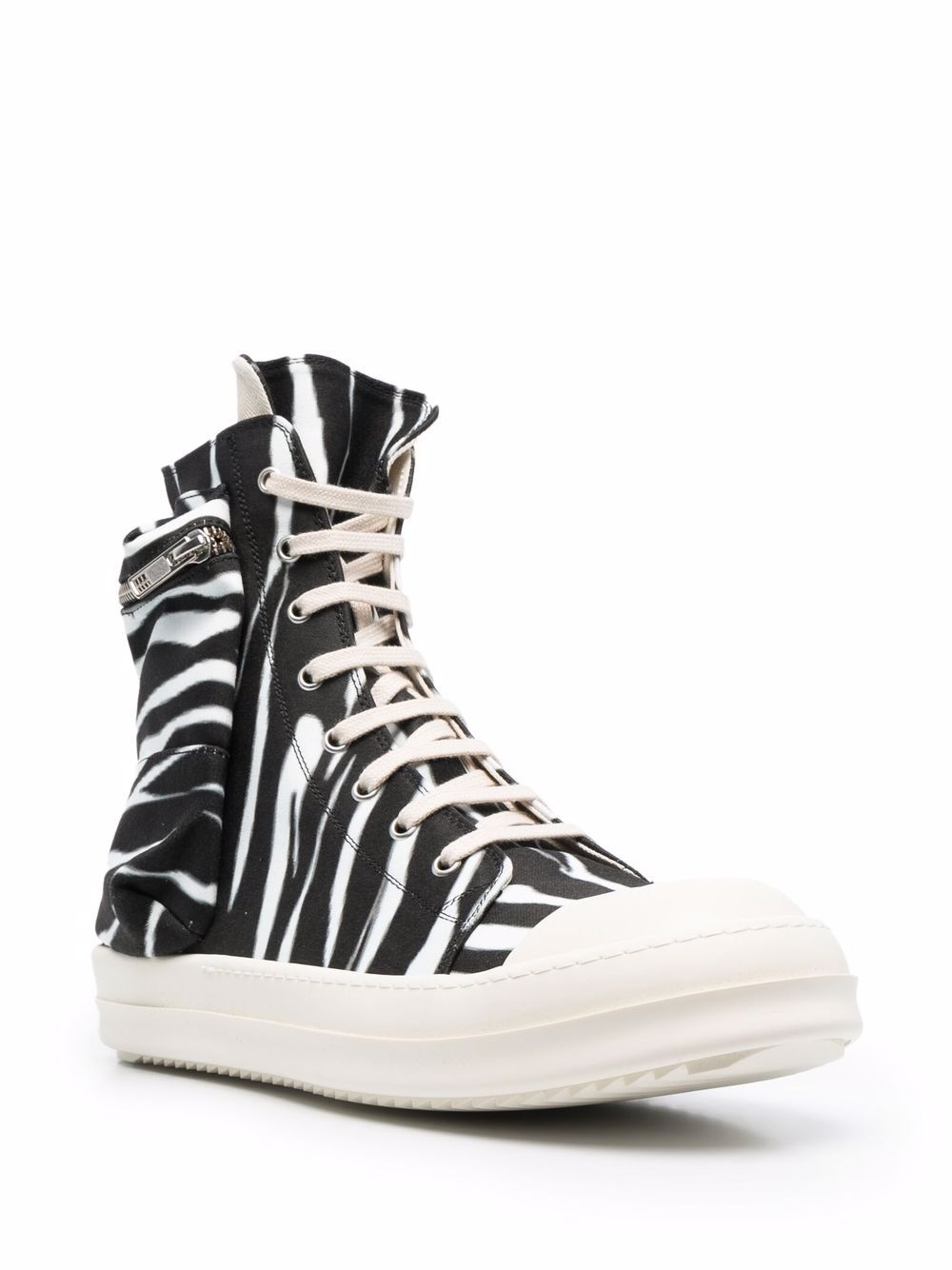 Cargo zebra-print sneakers - 2