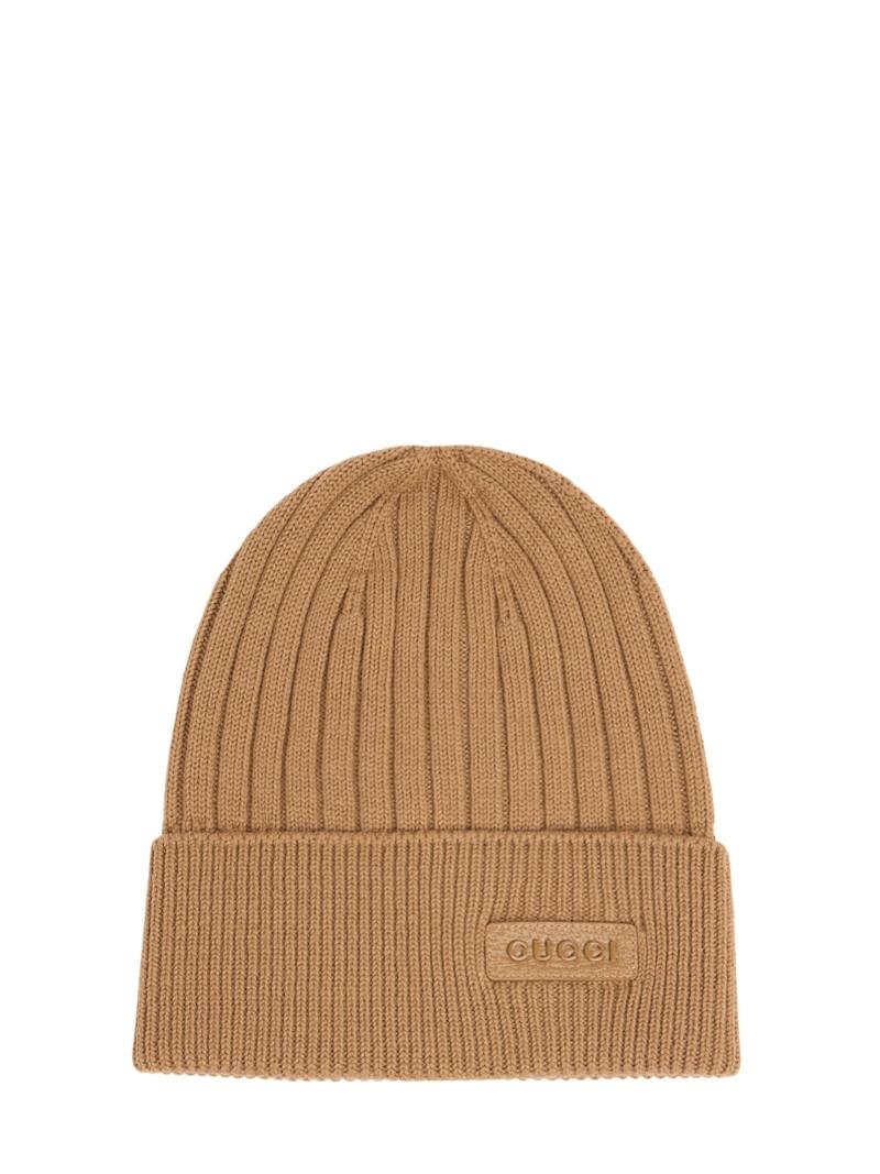 Logo wool beanie - 1