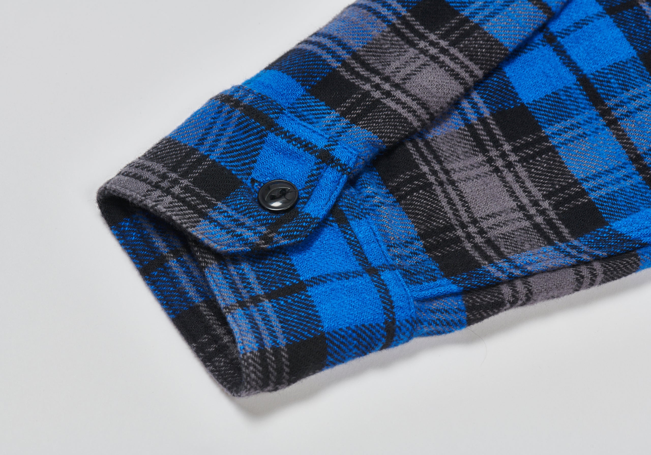 PALACE ENGINEERED GARMENTS PANEL CHECK WORK SHIRT BLUE - 7