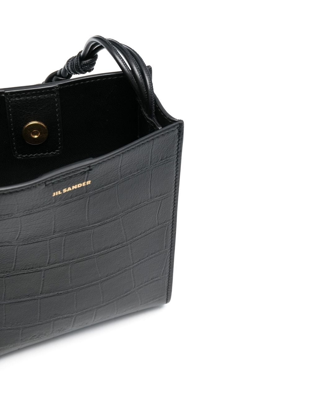 embossed-logo croco shoulder bag - 5