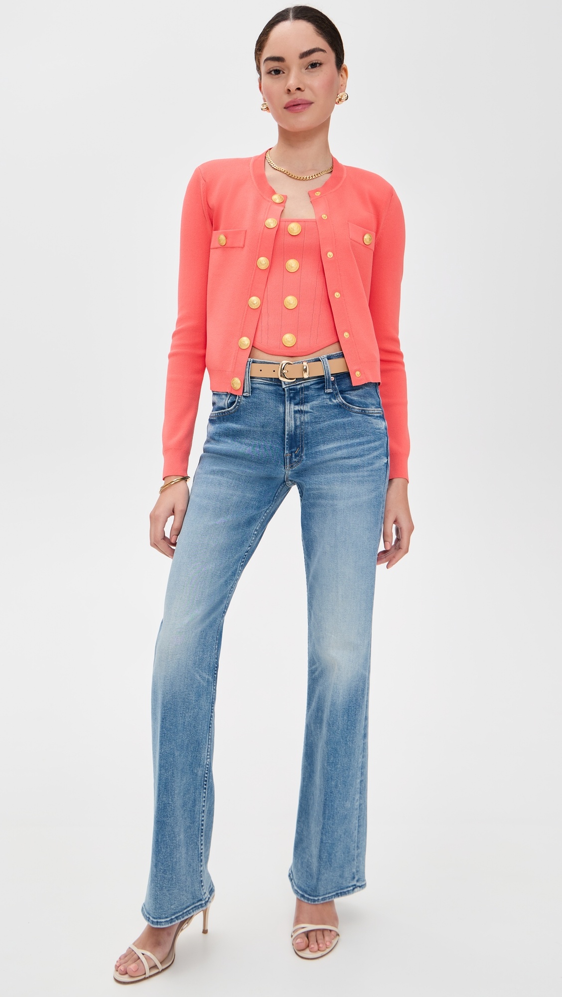 Toulouse Crop Crew Neck Cardi - 4