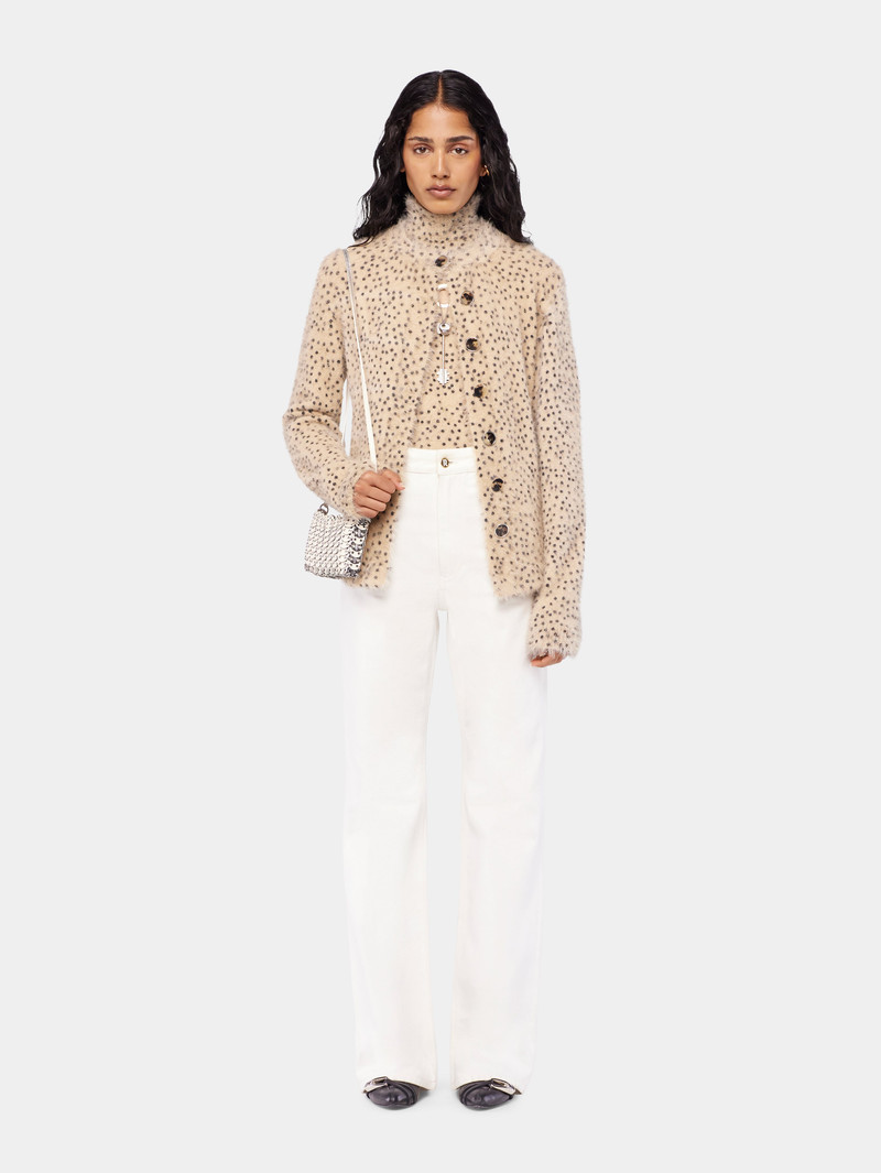 CARDIGAN IN BRUSHED KNIT 1