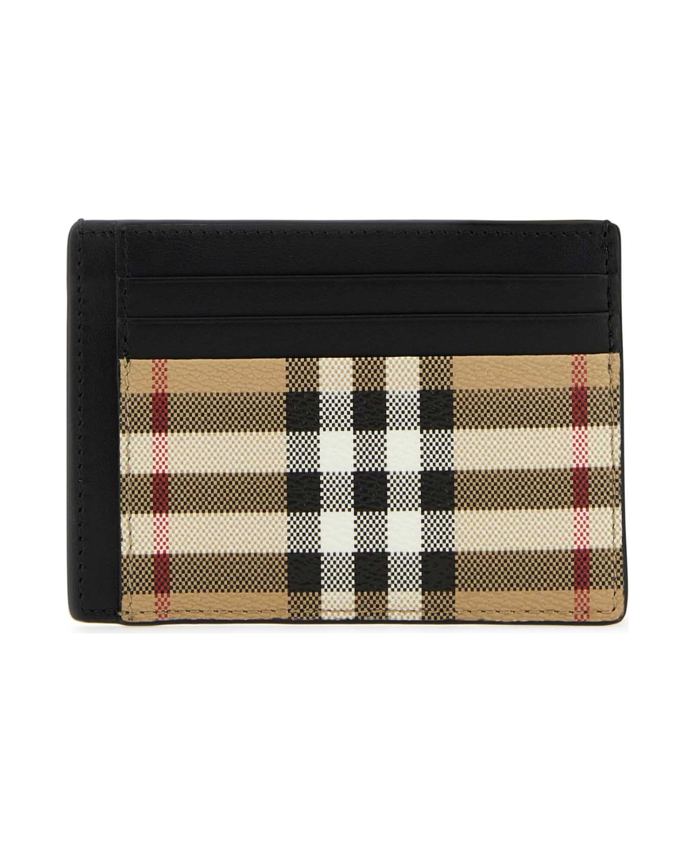 Printed Canvas Cardholder - 2