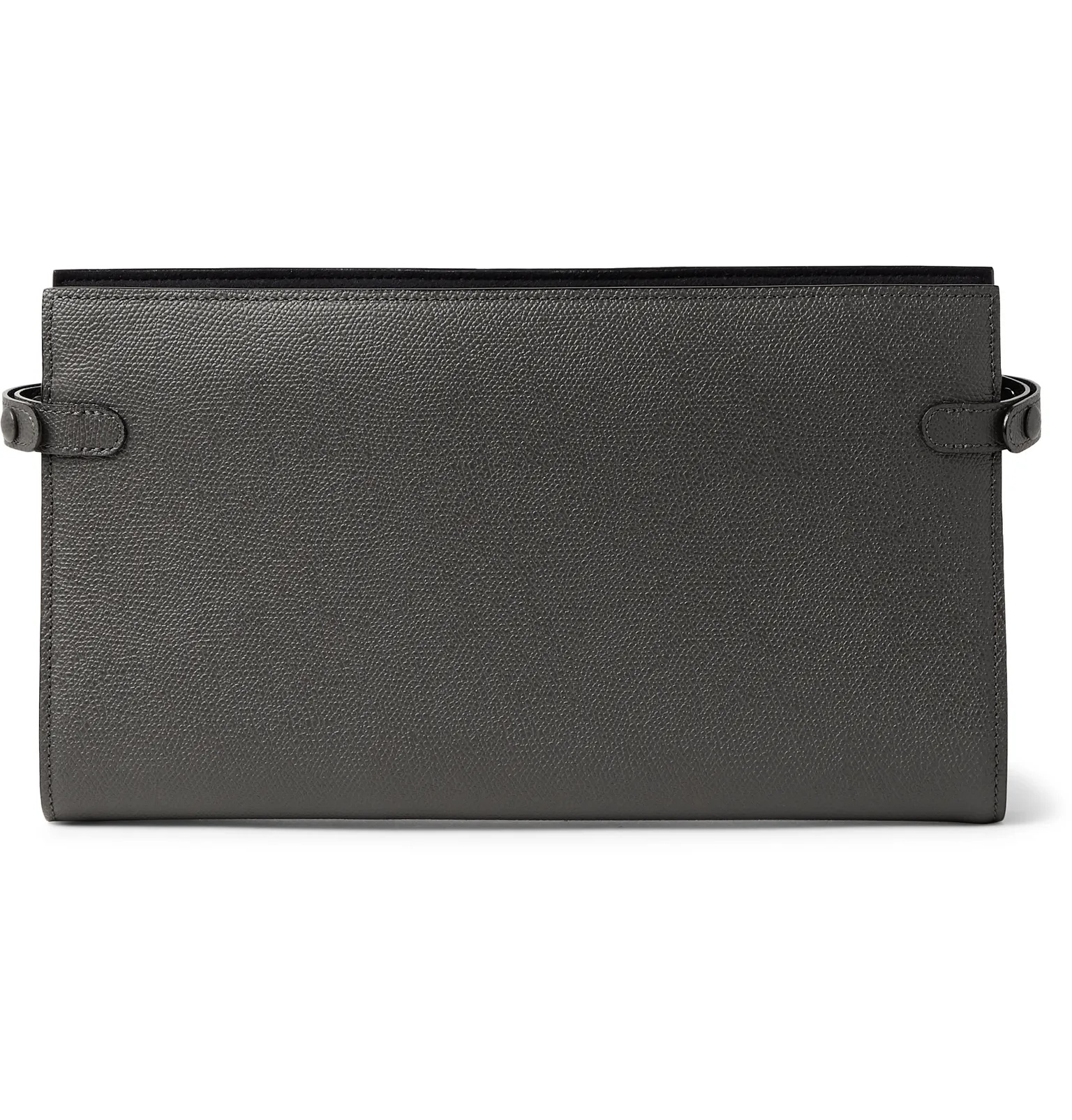 Pebble-Grain Leather Tech Case - 6