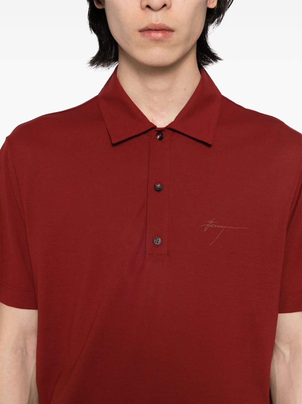 cotton polo shirt - 4
