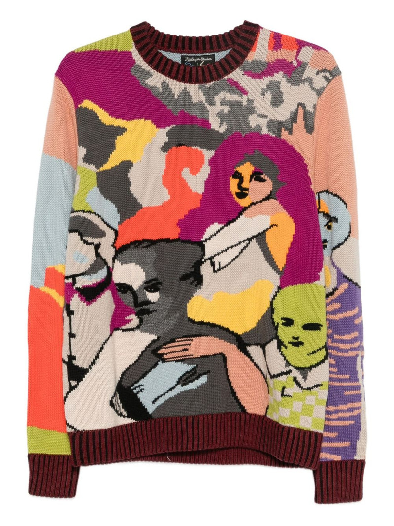 Two Step Hand embroidered sweater 1