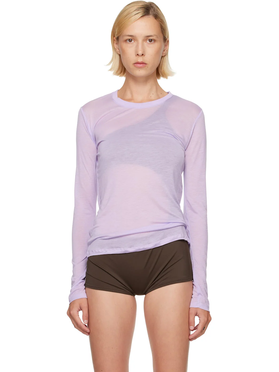 Purple Long Sleeve T-shirt - 1