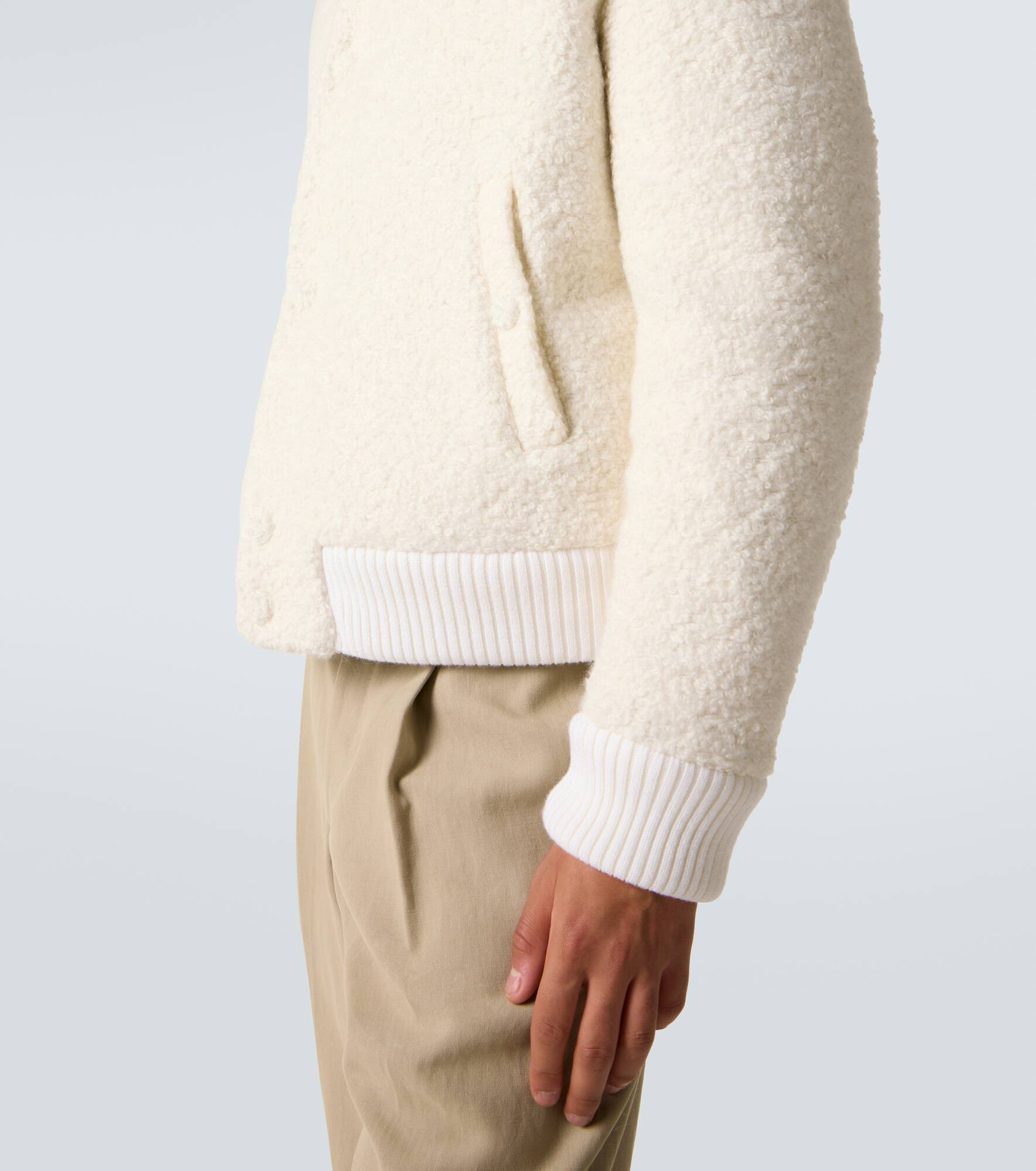Cashmere, alpaca, wool, and silk jacket - 6