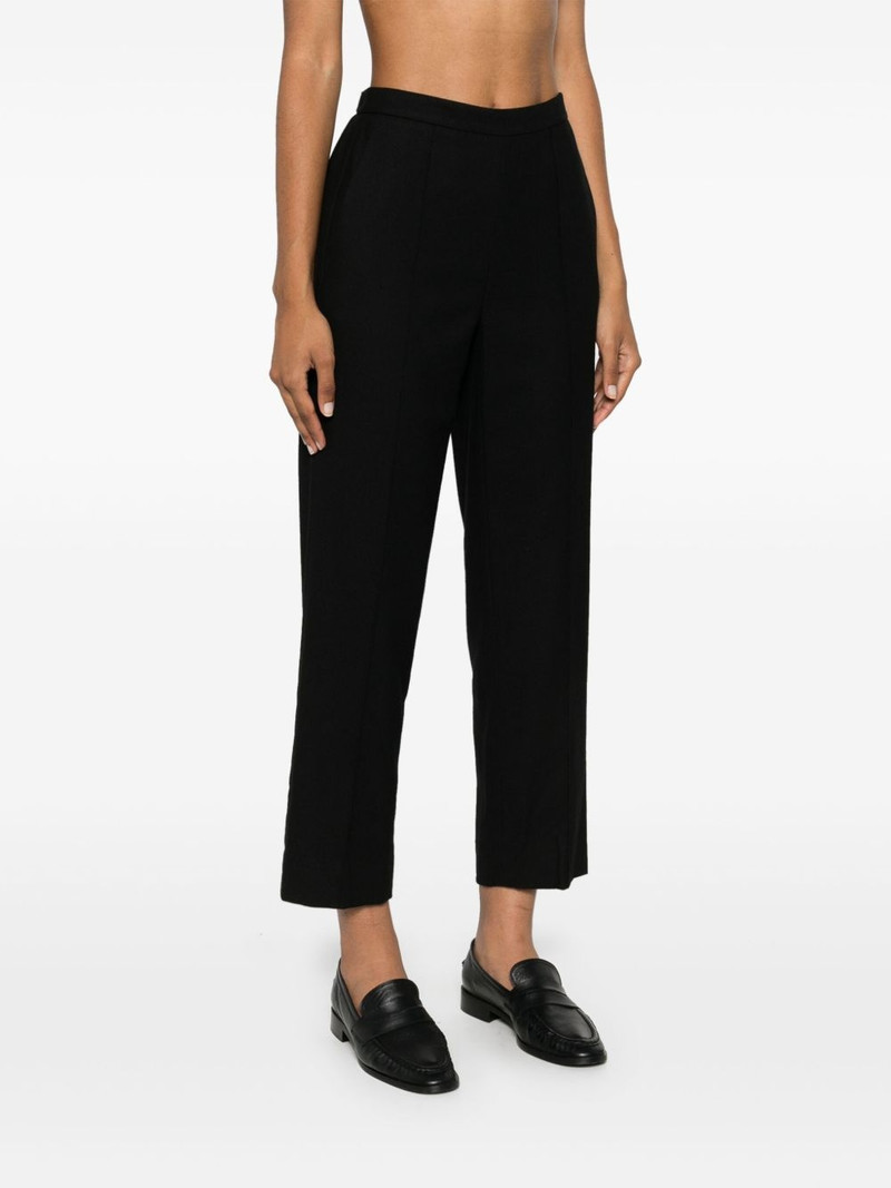 brushed mid-rise trousers 3