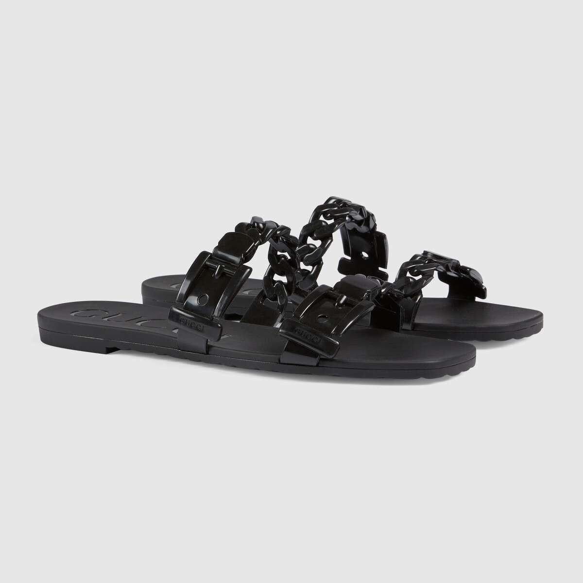 Women's rubber slide sandal - 2