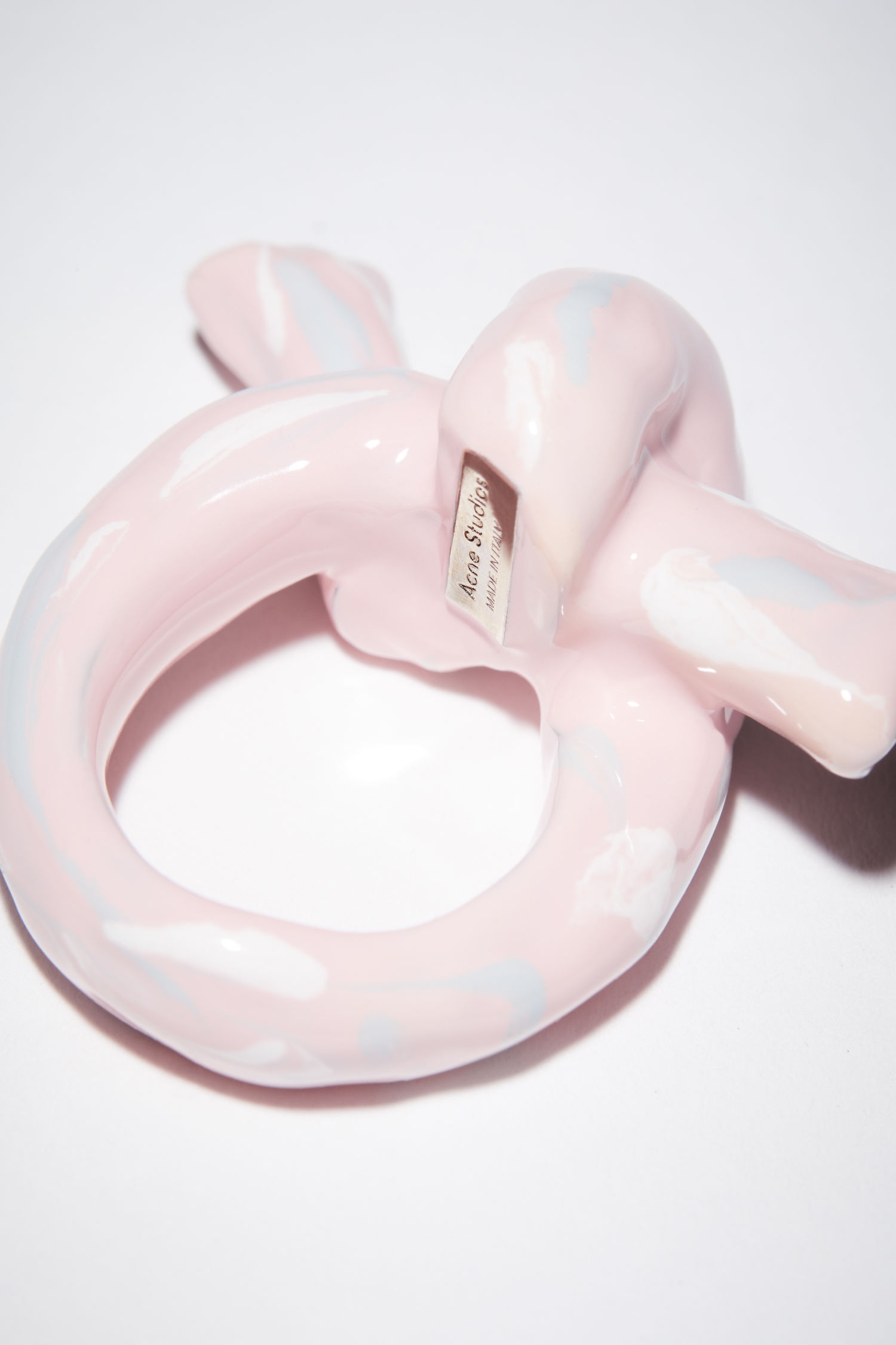 Knot ring - Light pink - 3