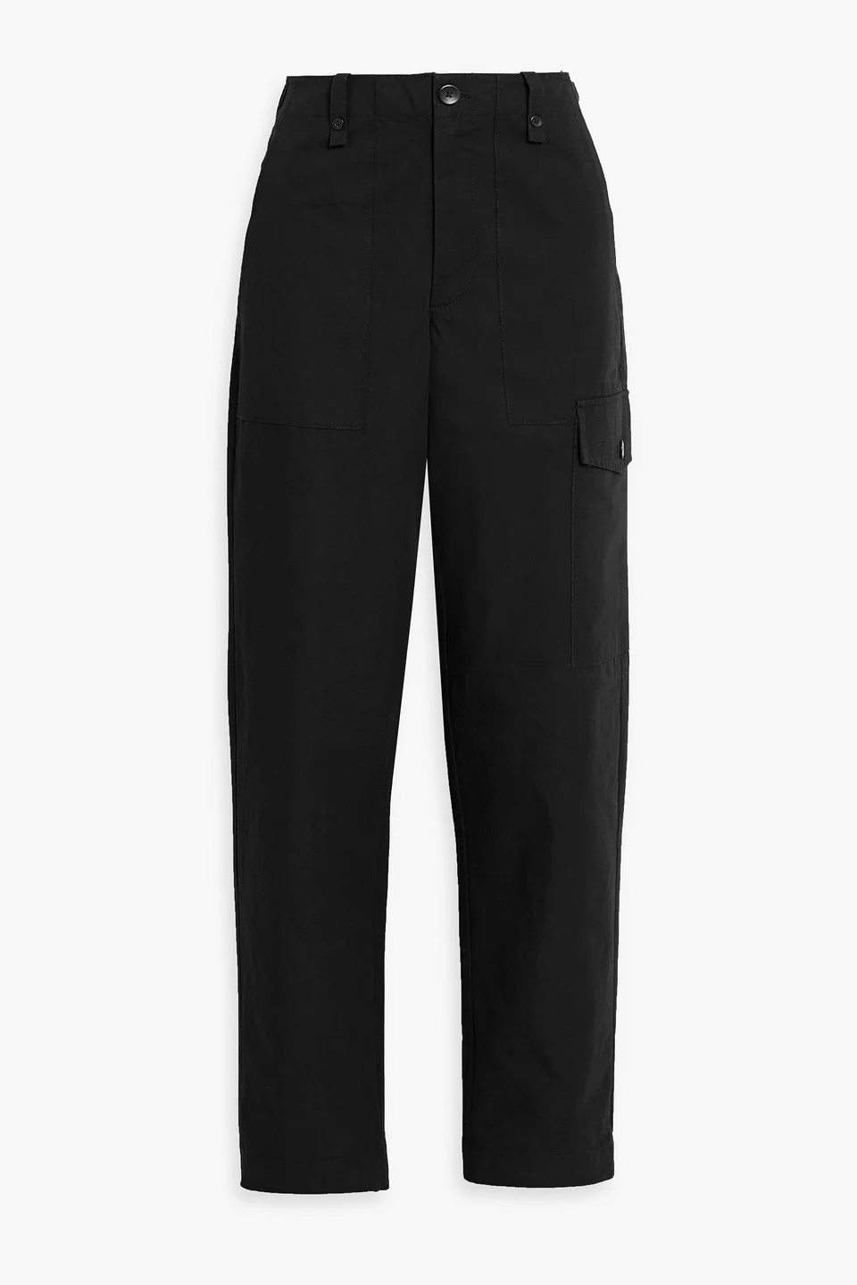 Octavia cotton and linen-blend canvas cargo pants - 1