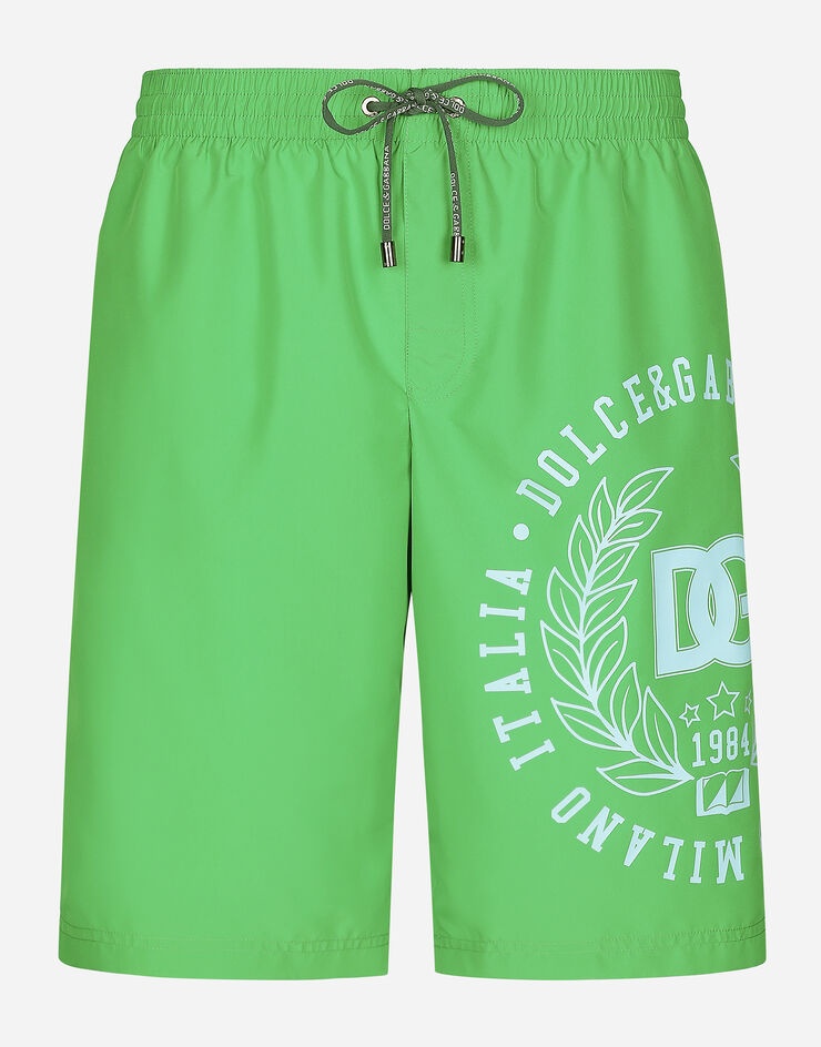 Long printed swim trunks - 2