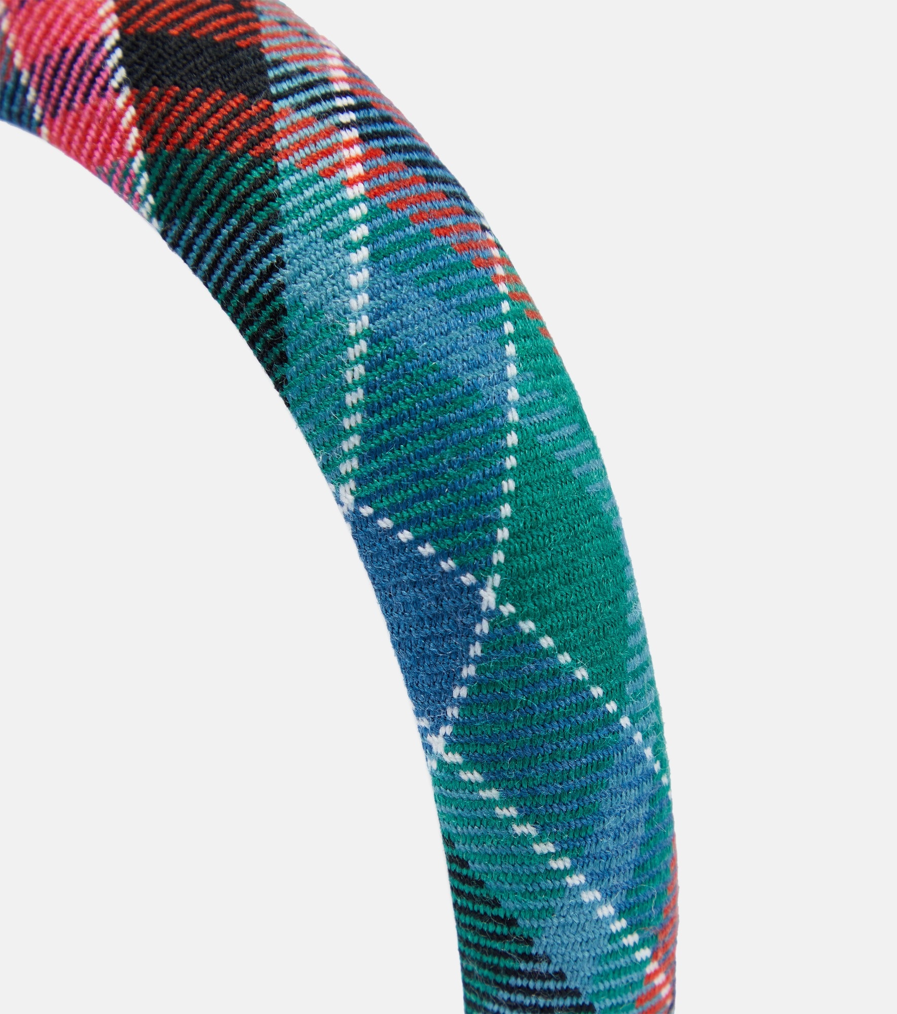 Tartan jacquard headband - 3