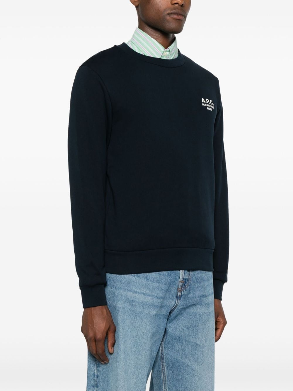 embroidered-logo sweatshirt - 4