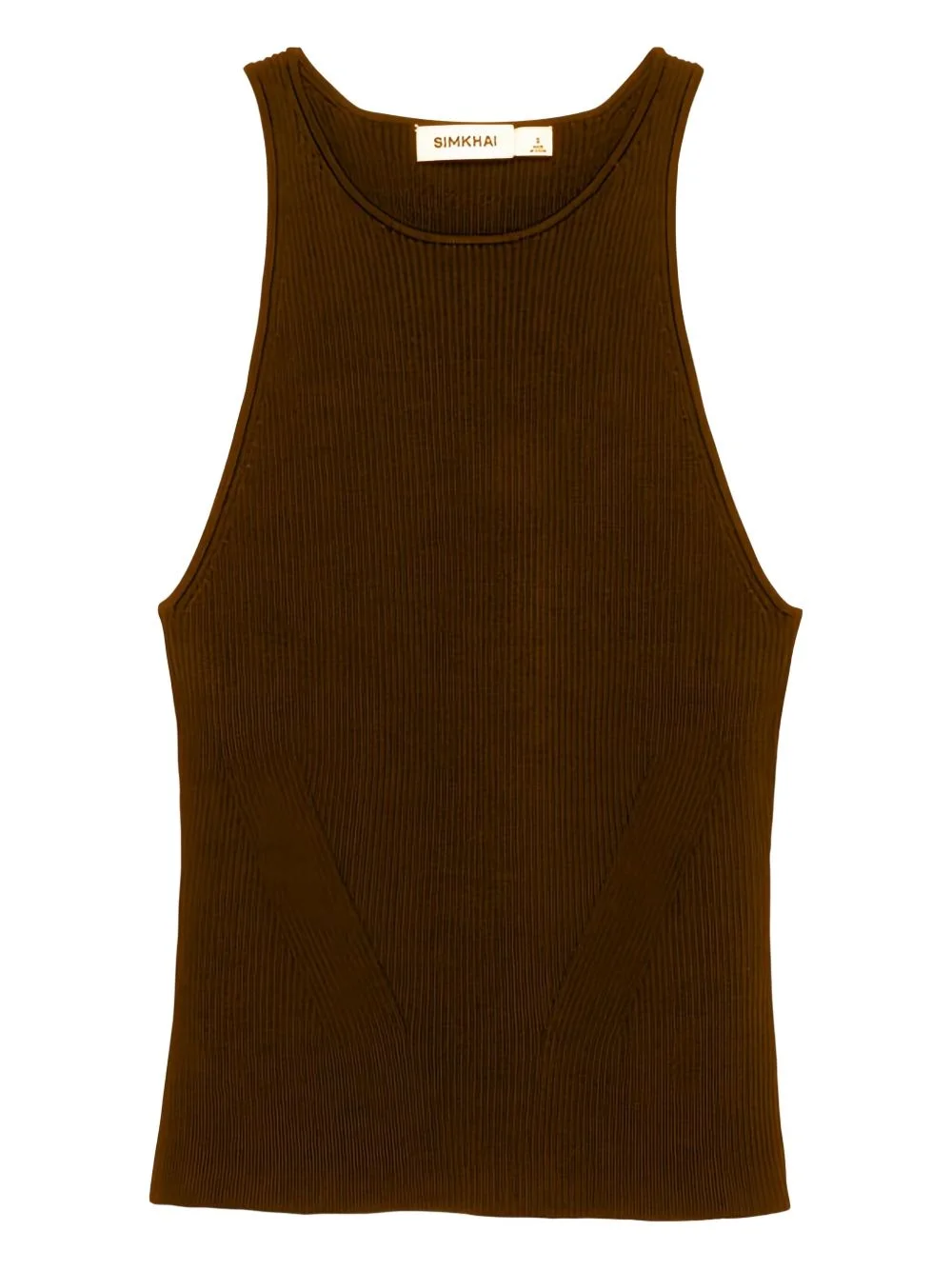 Reza ribbed racerback tank top - 1