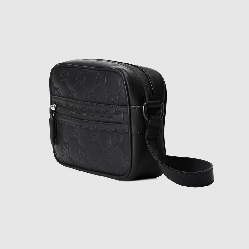 GG rubber-effect mini shoulder bag 1