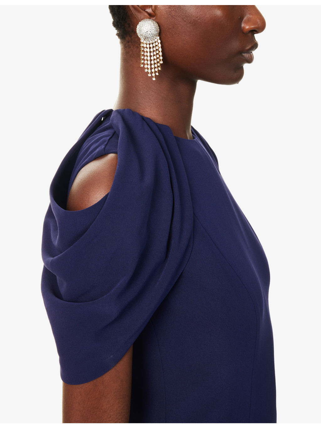 Cape Sleeveless Woven Maxi Dress - 5