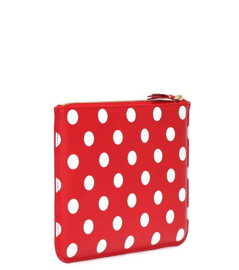 Dots Large leather pouch 4