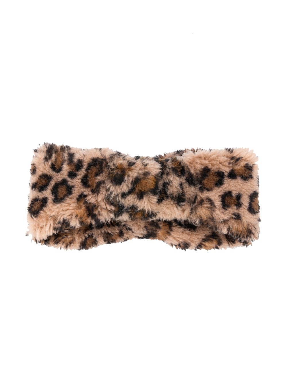 animal print wool headband  - 2