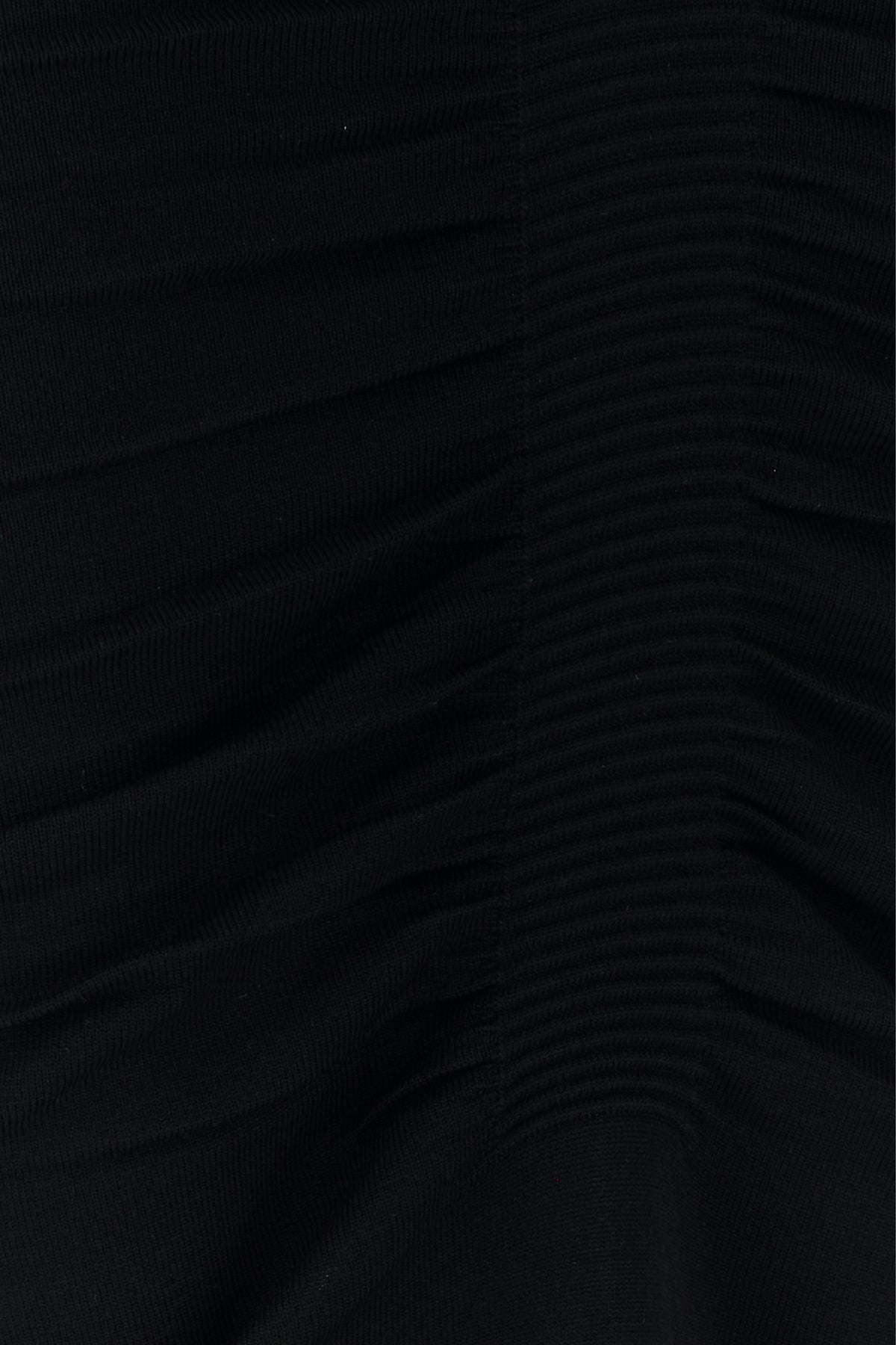 Black stretch cupro blend skirt - 5