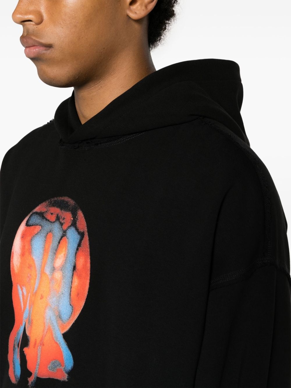 She Is My Weakness graphic-print hoodie - 5