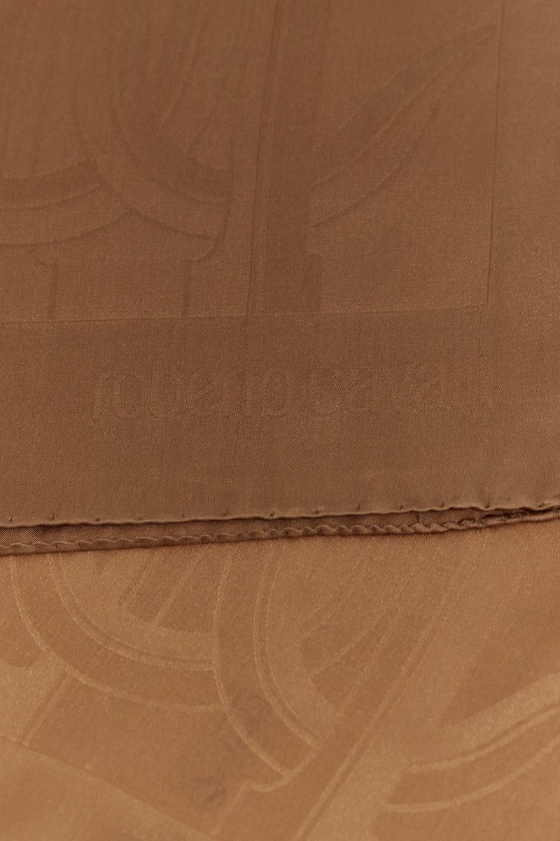 Roberto Cavalli Jacquard Scarf with Mirror Snake Monogram and Logo outlook