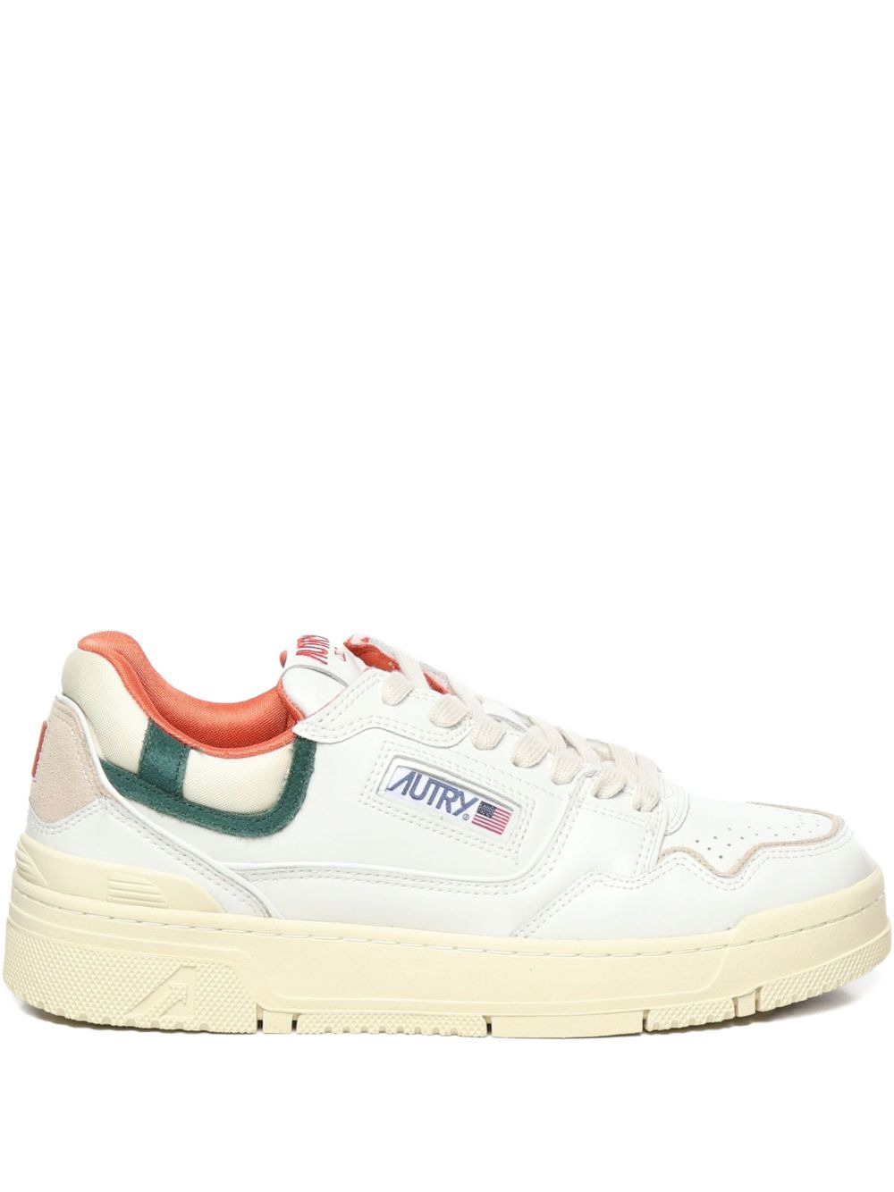 leather suede trainers - 1