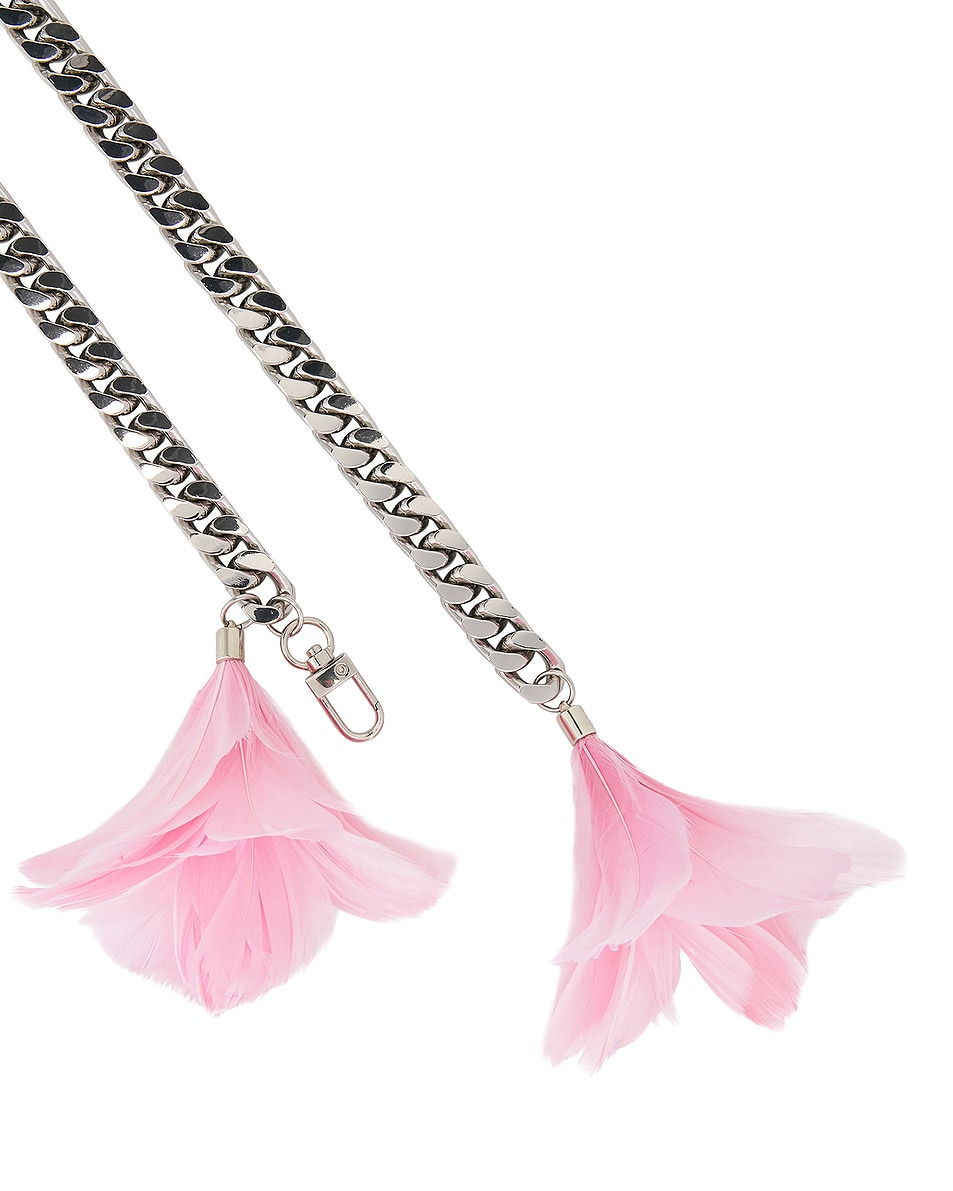 Feather Flower Detail Chunky Chain Belt - 3