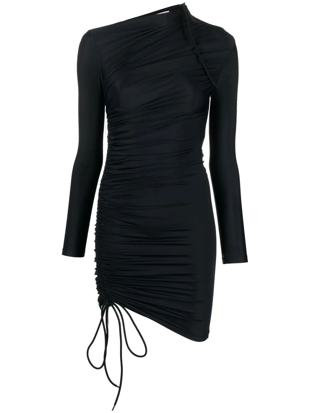 drawstring-detailed minidress - 1