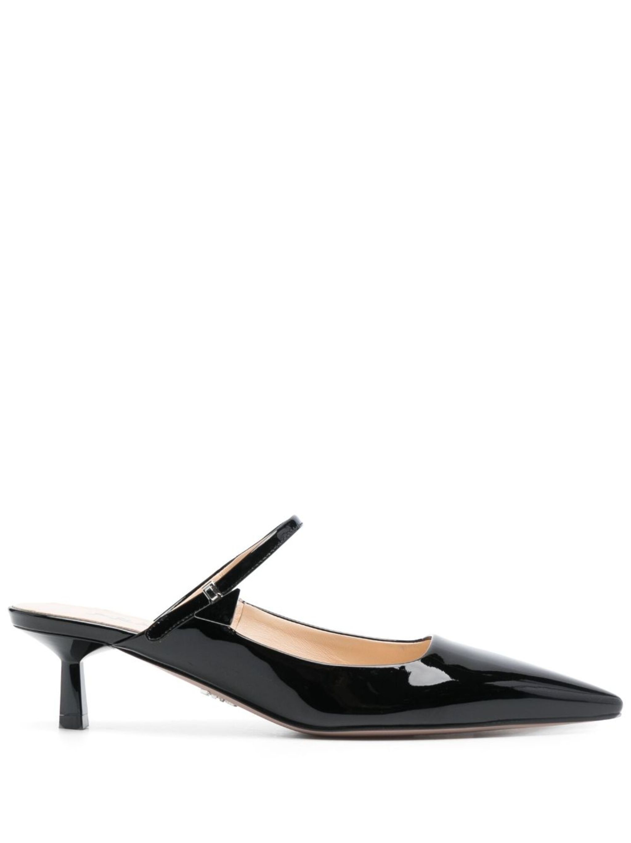 50mm kitten-heel patent-leather mules - 1