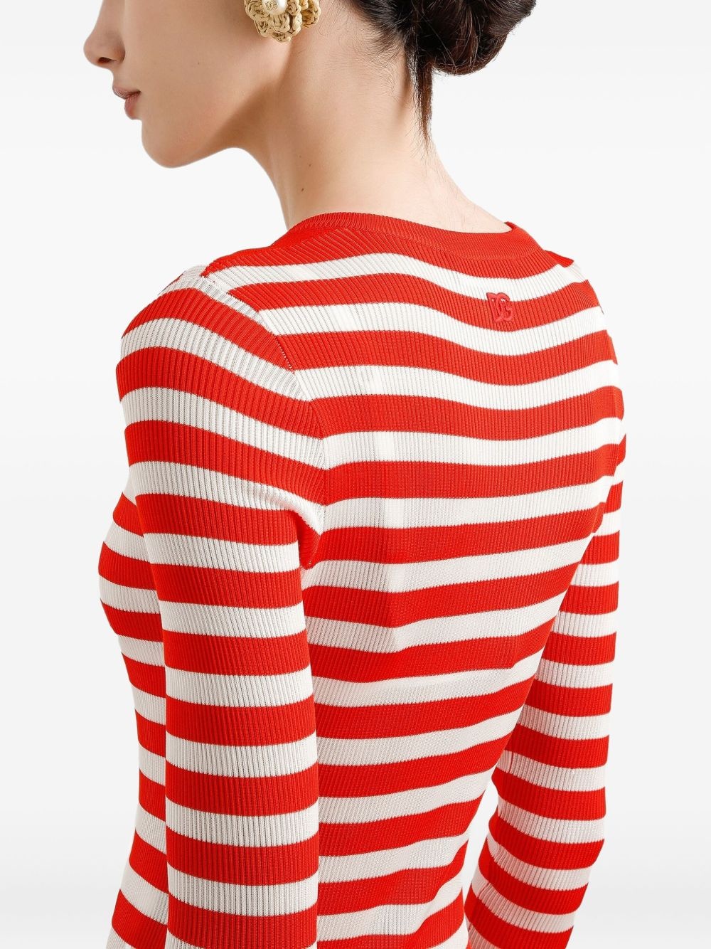 striped knitted dress - 5