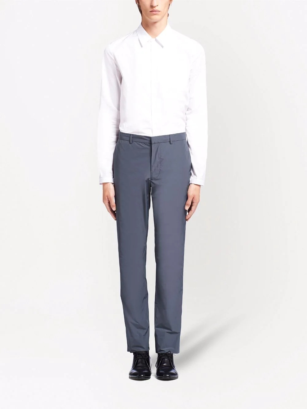 technical poplin trousers - 2