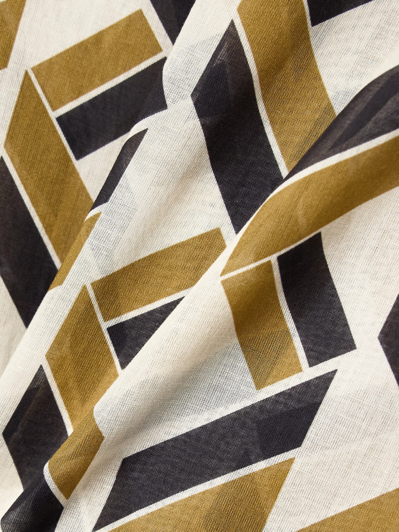 Espace Printed Cotton-voile Shirt 4