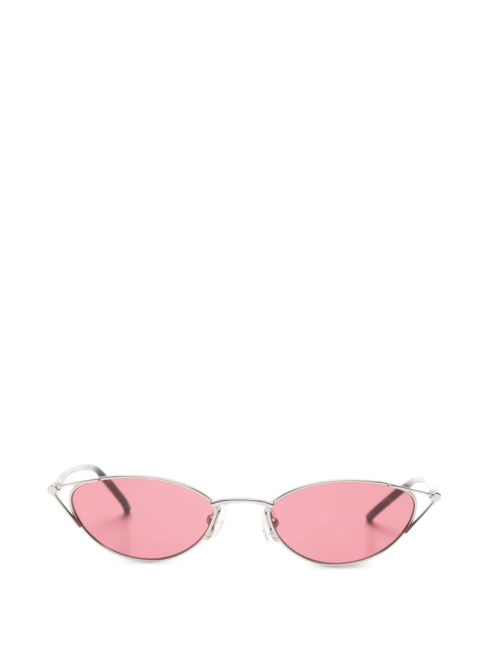 oval-frame sunglasses - 1