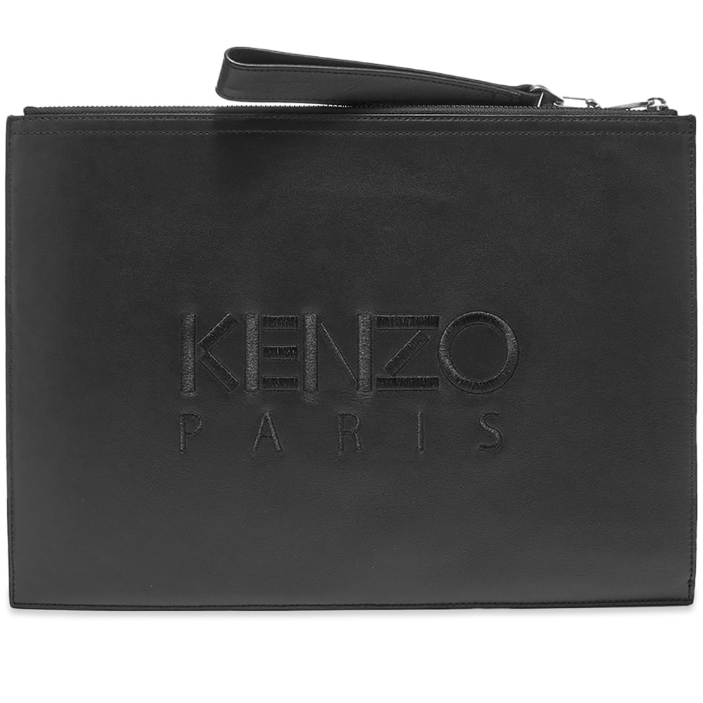 Kenzo Embossed Tiger Leather Document Holder - 2