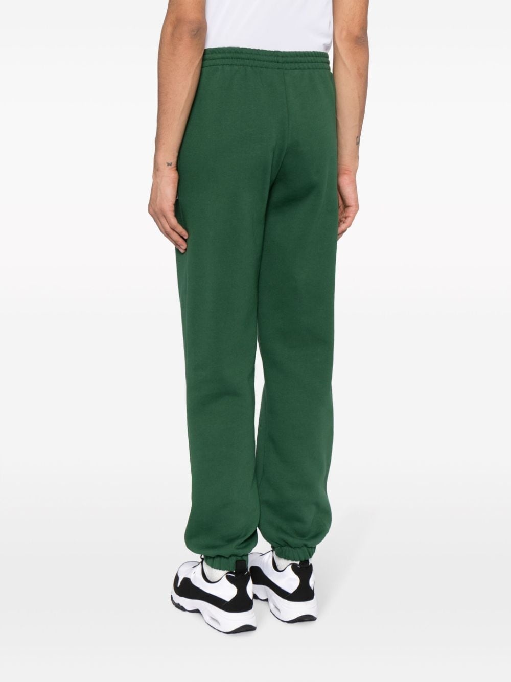 logo-patch cotton-blend track pants - 4