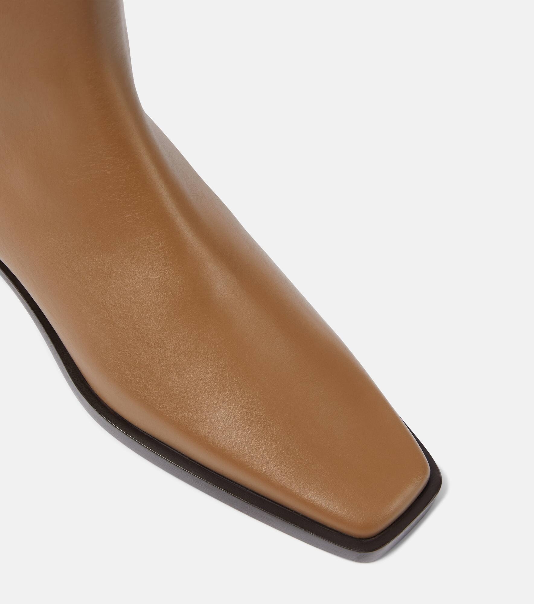The Belted leather ankle boots - 6