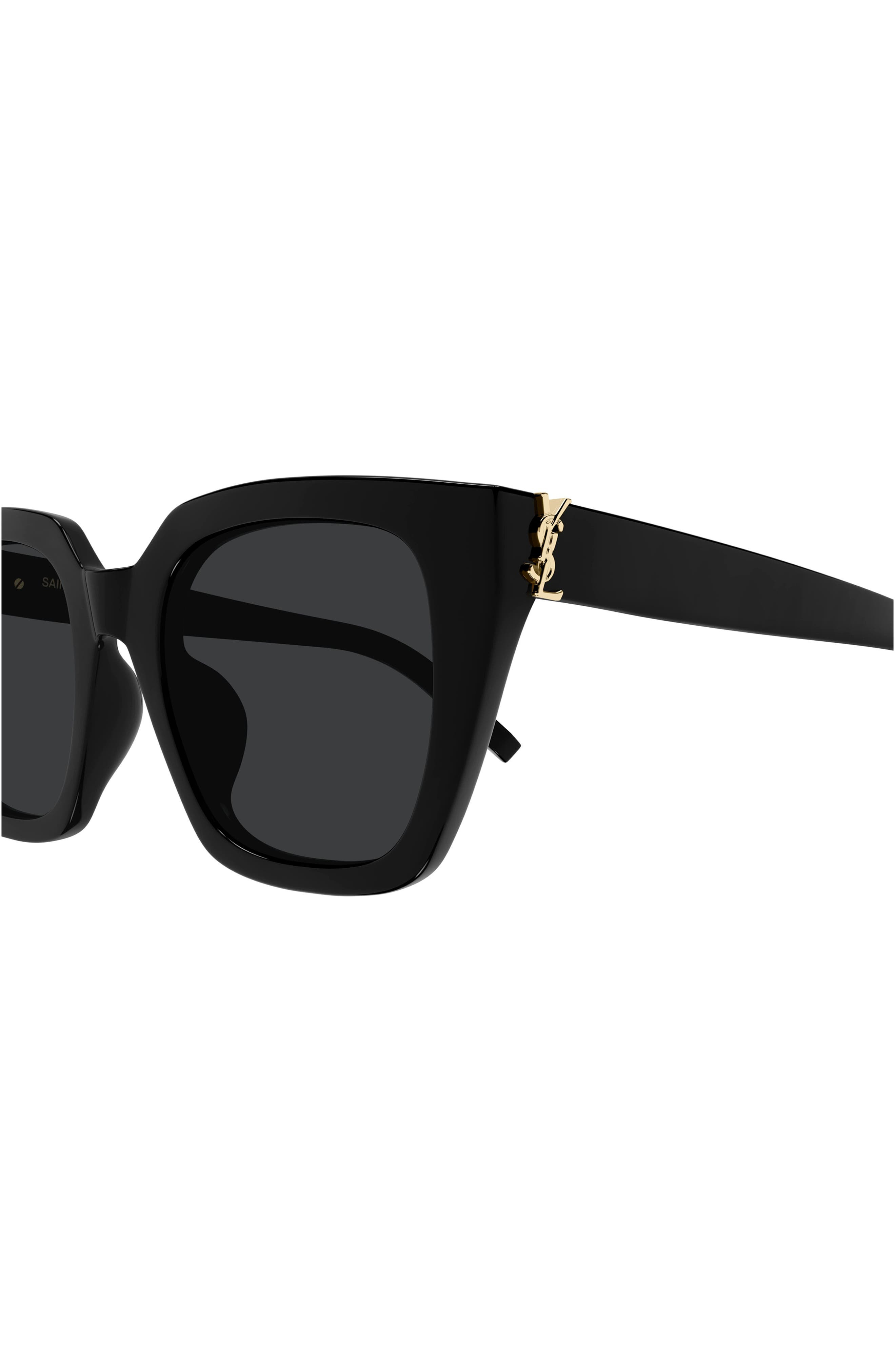 Saint Laurent 51mm Cat Eye Sunglasses in Black at Nordstrom - 3