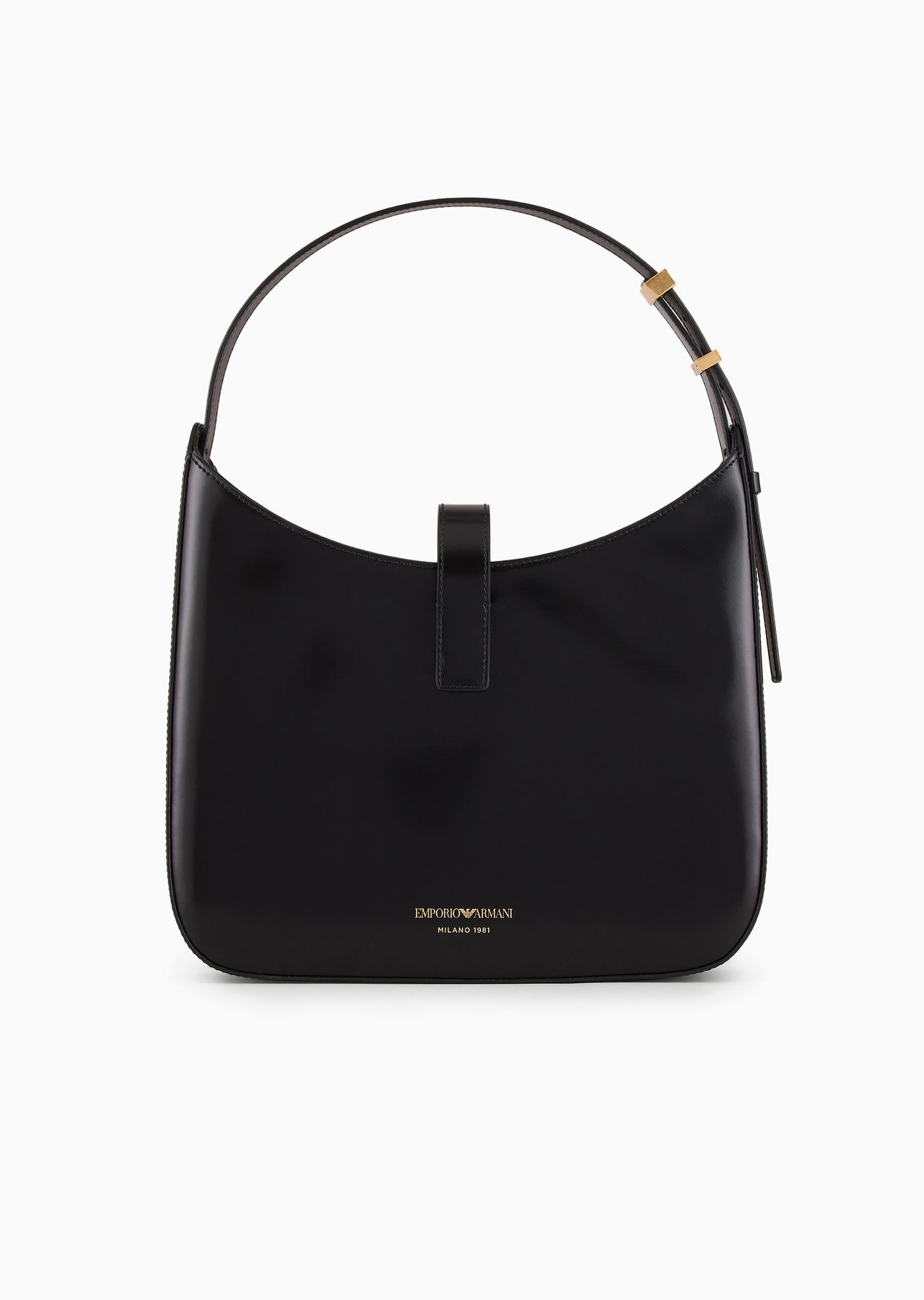 Brushed leather hobo bag - 3