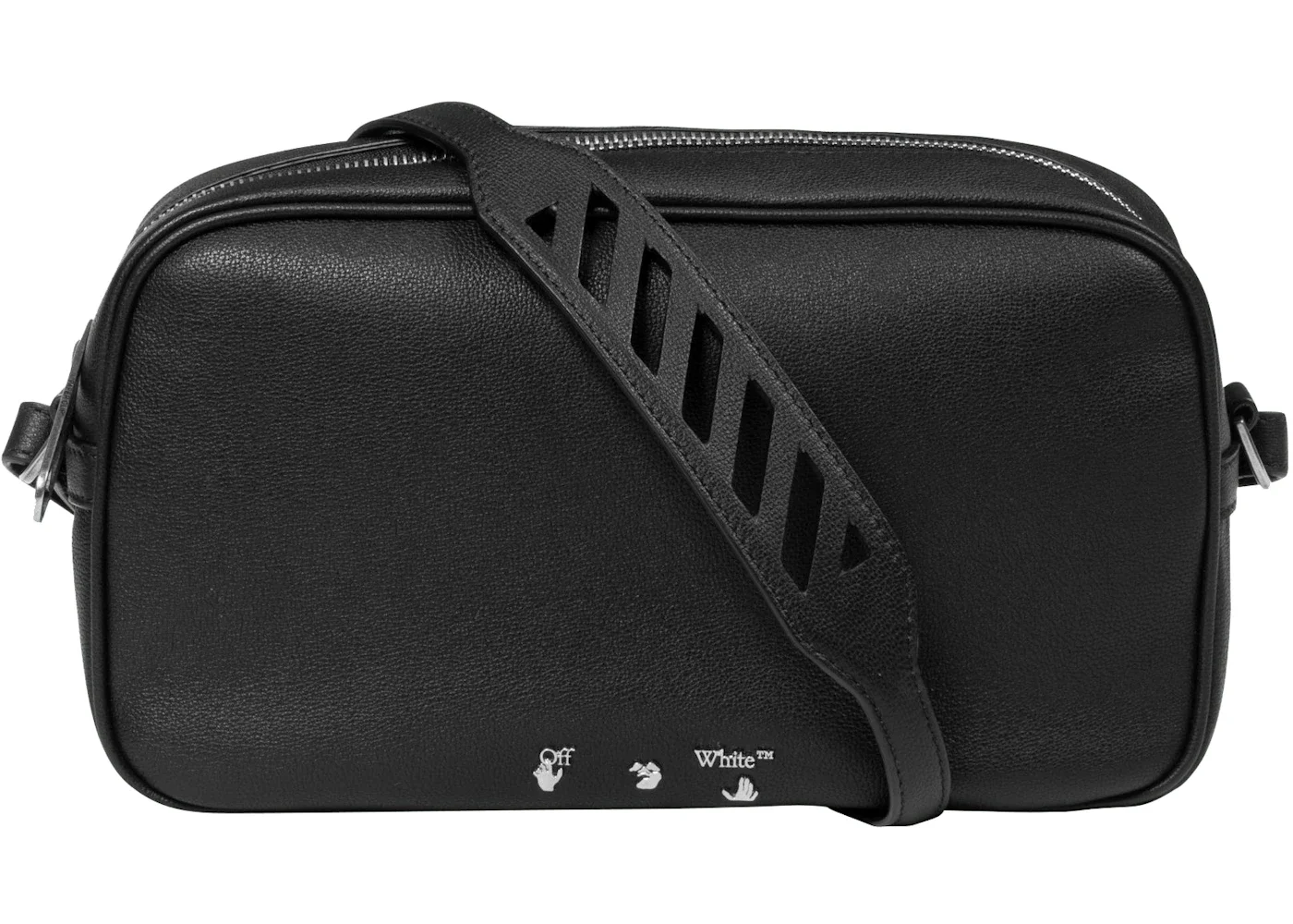 OFF-WHITE Logo Shoulder Bag Black - 1