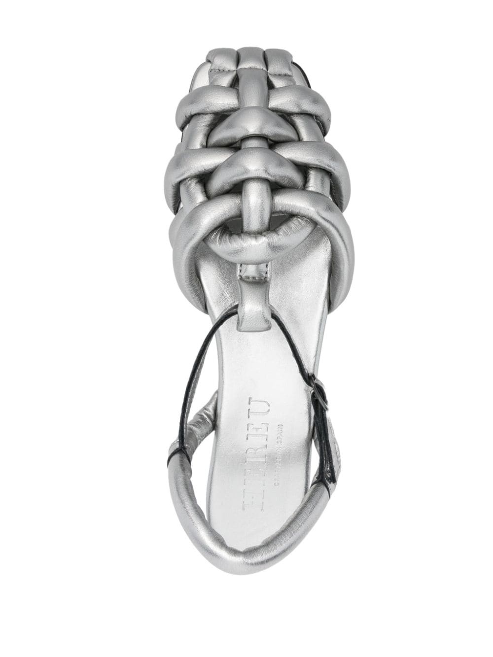 Cabersa Metallic leather sandals - 4