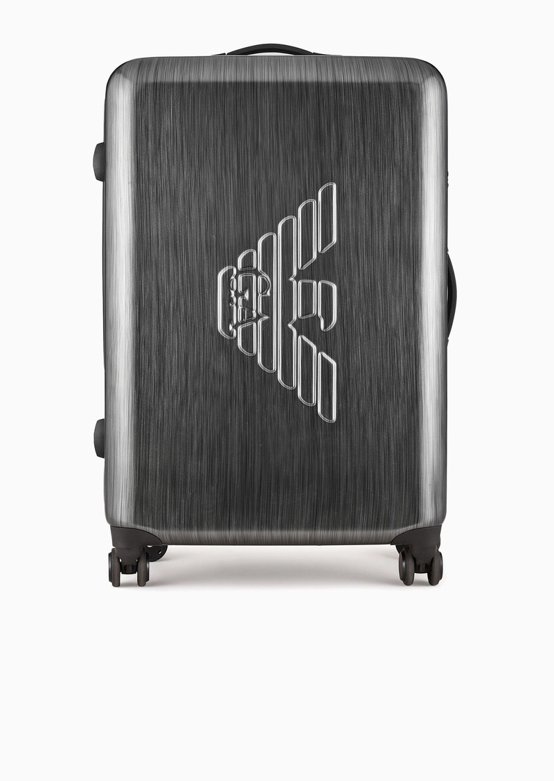ABS large trolley suitcase with oversized, embossed eagle 1