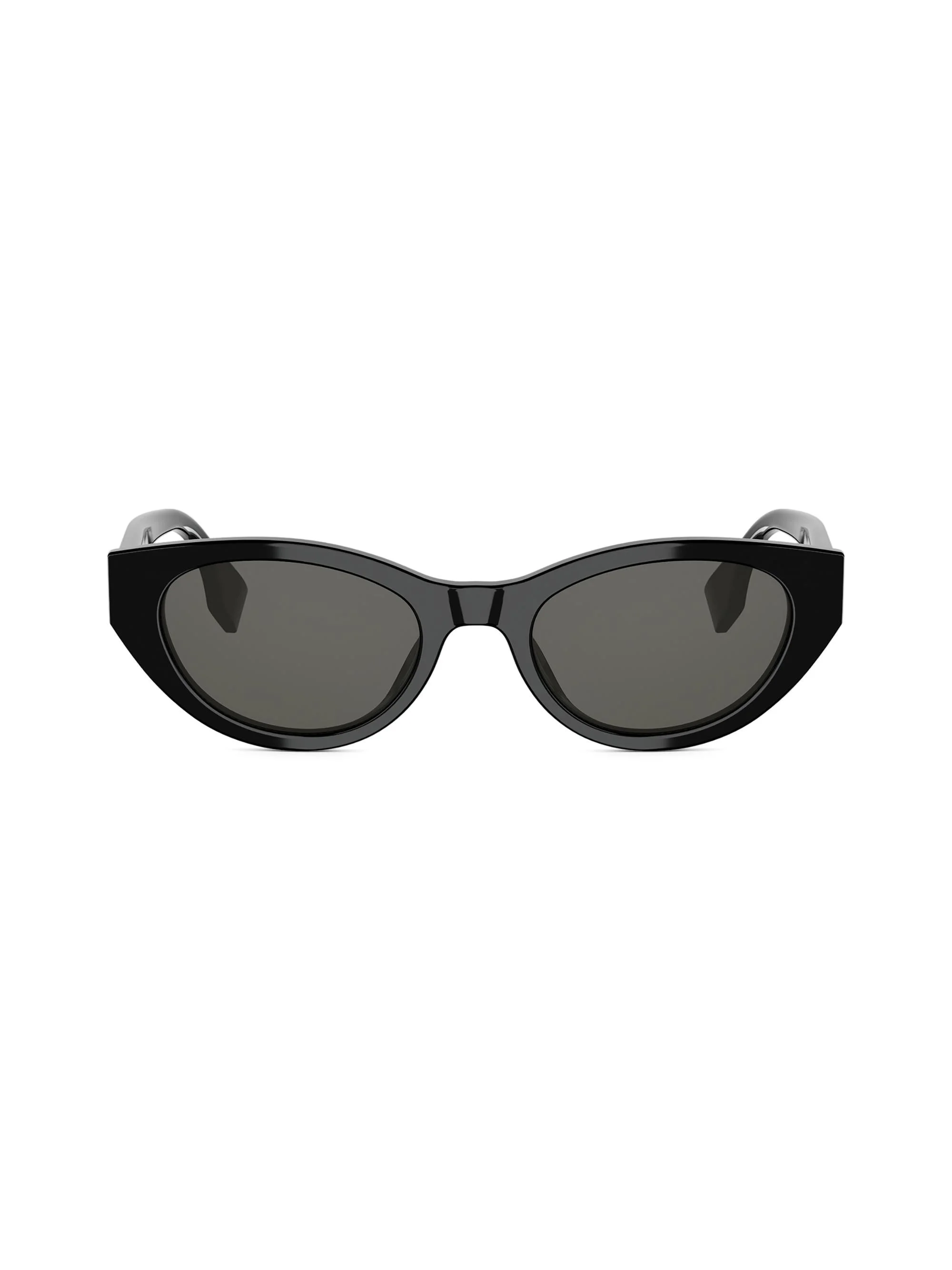 Women's Lettering 51MM Cat-Eye Sunglasses - Black - 1