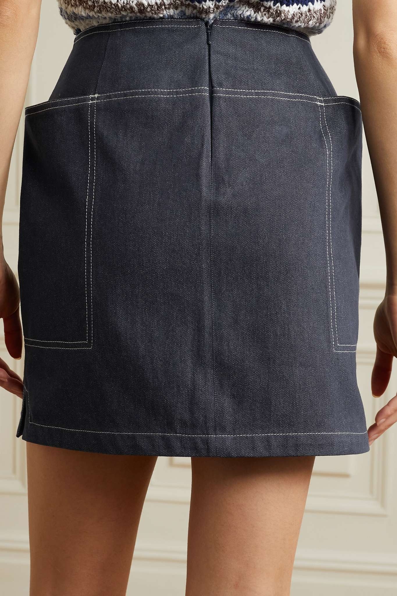 Vivetta denim mini skirt - 3